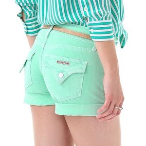 Hudson Croxley mint green Mid thigh short